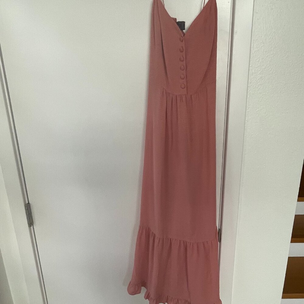 French Connection Dusty Rose Midi Dress